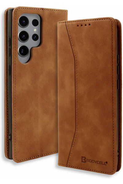 Other Bodycell Book Synthetic Leather Brown (Galaxy S23 Ultra) Code: 04-01105