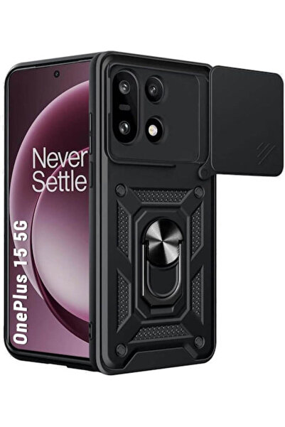 OEM Συρόμενο Πίσω Κάλυμμα Μεταλλικό Μαύρο (OnePlus 15)