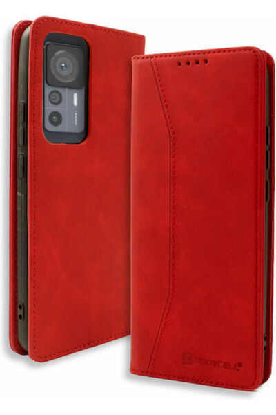 OEM Θήκη Book από Συνθετικό Δέρμα Κόκκινο (Xiaomi 12T / 12T Pro)