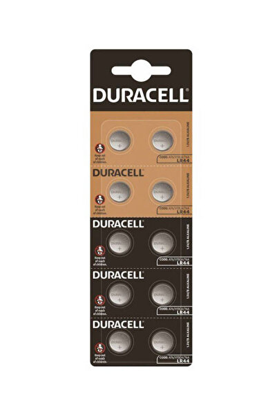 Duracell Αλκαλικές Μπαταρίες Ρολογιού LR44 1.5V 10 τεμάχια