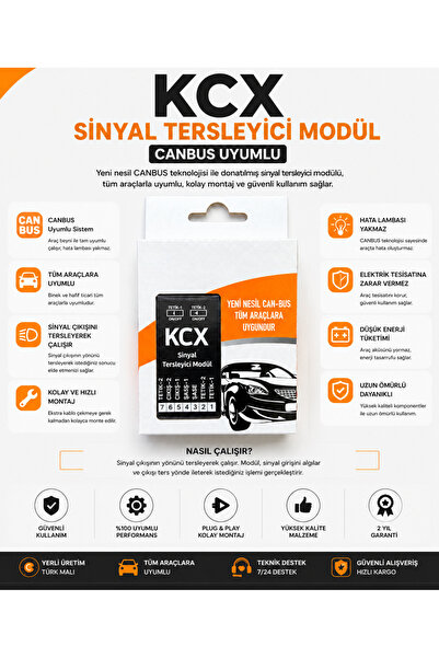KUZEY AKSESUAR Sinyal Tersleyici Modül Yeni Nesil Tüm Araçlara Uyumlu