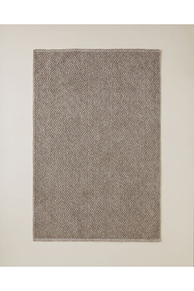 English Home Adelina Bukle Kilim 120x180 cm Koyu Bej