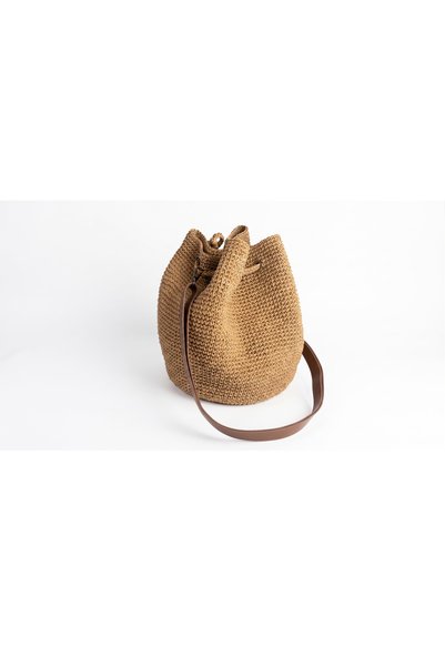 JADDA Handmade Daily Knitted Sports Shoulder Bag Paper String