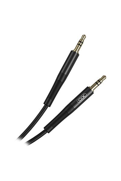 Xo Cablu audio 3.5mm tată la tată, 1m, negru
