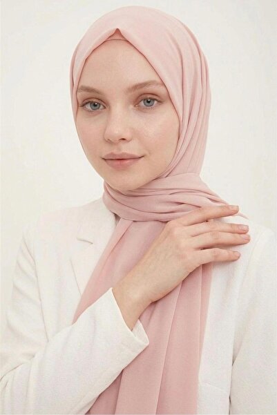 İSTDONATELLA MEDİNE İPEĞİ ŞAL - PUDRA PEMBE
