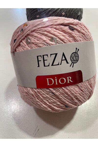Feza Pullu Örgü ipi 105 gri cotton pamuk İnce Pullu ip 100gr 310 metre