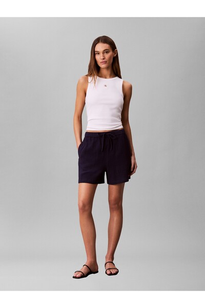 Calvin Klein DBL GAUZE NOVELTY SHORT KADIN ŞORT