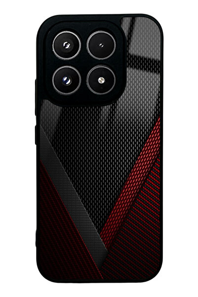 Spoyi Xiaomi 17 Red Tracer Tasarımlı Glossy Telefon Kılıfı