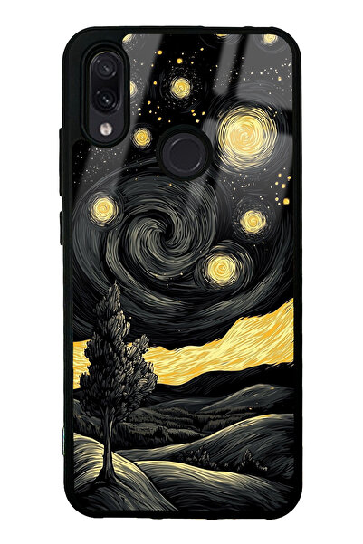 Spoyi Xiaomi Redmi Note 7 The Silent Spiral Tasarımlı Glossy Telefon Kılıfı