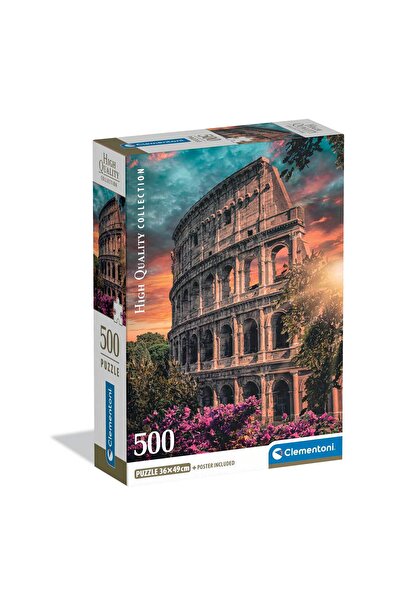 CLEMENTONI Παζλ High Quality Collection Κολοσσαίο 500 τμχ - Compact Box
