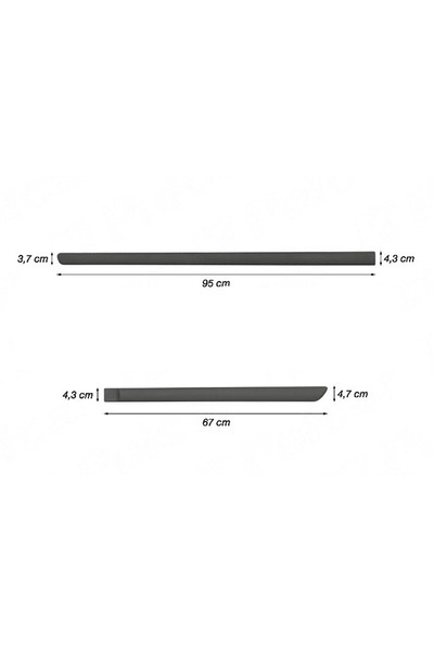 RapidAuto Set bandouri usi laterale Opel Astra H 4 / 5 usi, Agila, Corsa C 5 ...