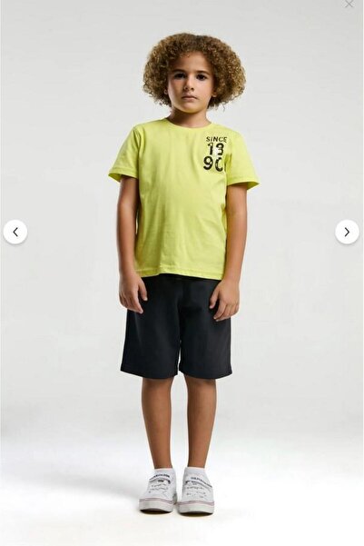 U.S. Polo Assn. Aykidsclup U.S. Polo Assn Boys' Green Bermuda Set 2054-