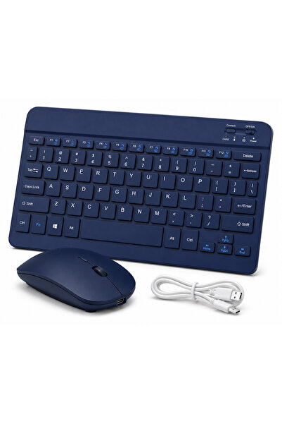 GudeX Bluetooth 5.1 Kablosuz Klavye ve Mouse Seti Şarjlı iOS Android Windows ...
