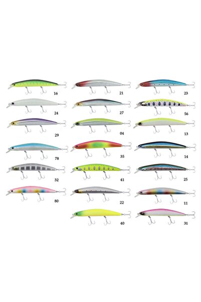 Kendo Seabass Minnow 12.5cm 21g Floating Maket Balık