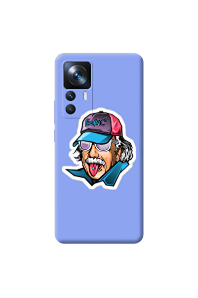 Other Xiaomi Mi 12T Einstein Light Purple Colored Silicone TPU Θήκη