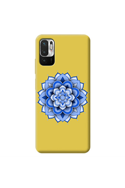 Other Xiaomi Redmi Note 10 Pro 5G Manadala D9 Yellow Colored Silicone TPU Θήκη
