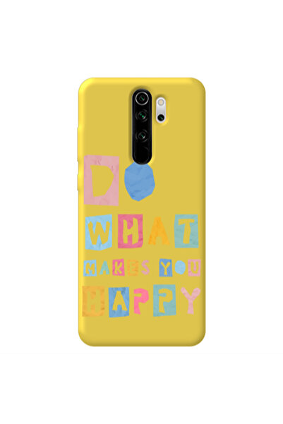 Other Xiaomi Redmi Note 8 Pro Do What Makes Yellow Colored Silicone TPU Θήκη