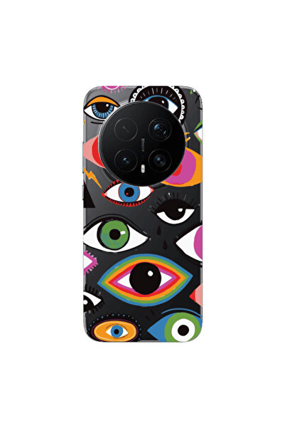 Other Honor Magic 8 Lite Pro Colorful eyes Transparent Silicone TPU Θήκη