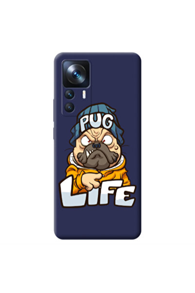 Other Xiaomi Mi 12T Pug Life 2 Dark blue Colored Silicone TPU Θήκη