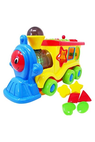 OEM Jucărie interactivă trenuț, sortator de forme, lumini și sunete, 24 cm, m...