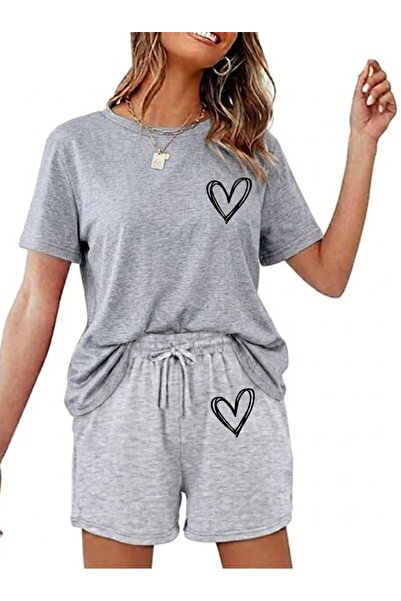 Gutsy SET 2 PIESE: TRICOU ȘI PANTALONI SCURȚI, SUBȚIRE, DE VARĂ, CU IMPRIMEU ...