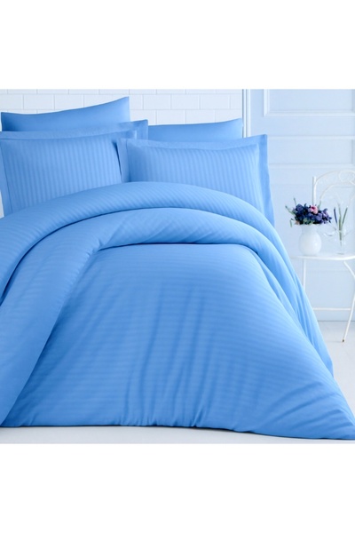 Ropi Luxury Striped Satin Bedding Sheet Set – Soft Hotel-Style Design in Eleg...