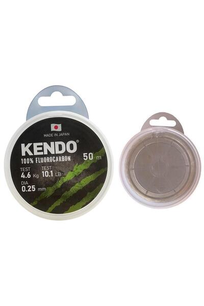 Kendo White 50mt 0.25mm %100 Fluorocarbon Misina