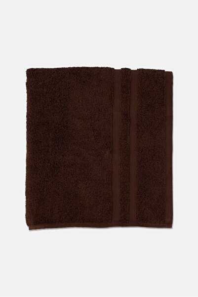Home Collection Cotton Bath Towel, Dark Brown