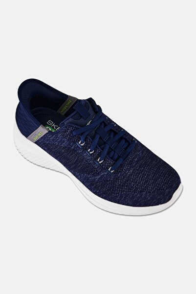 SKECHERS حذاء الجري للرجال Ultra Flex 3.0 Lace UP، باللون الأزرق الداكن