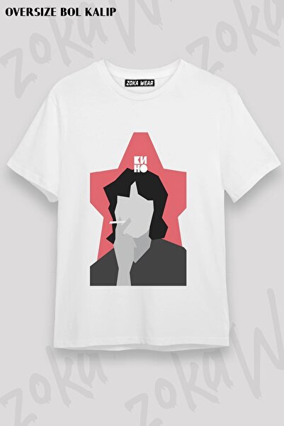 ZOKAWEAR Μπλουζάκι Unisex Loose Fit με στάμπα Kino v6