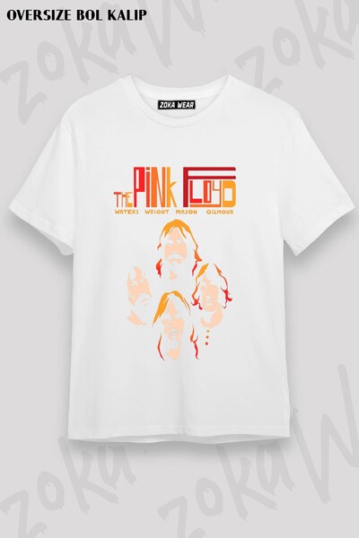 ZOKAWEAR Μπλουζάκι Unisex Loose Fit με στάμπα Pink Floyd v23