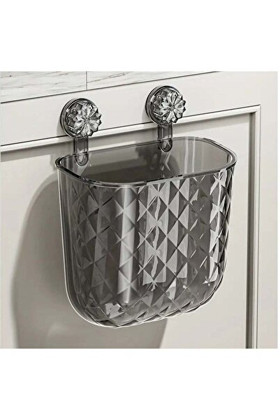 Arabest Kitchen Trash Can,Wall Mount,Suction Cup Mounted,Cabinet Waste Basket...