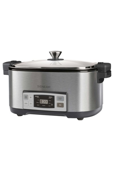 Sencor Oală electrică digitală de 6L cu funcții multiple și tehnologie antiad...
