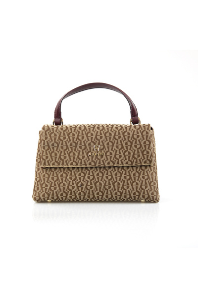 Aigner حقيبة AG الجديدة بتصميم كلاسيكي للحمل والارتداء عبر الجسم - حقيبة أعما...
