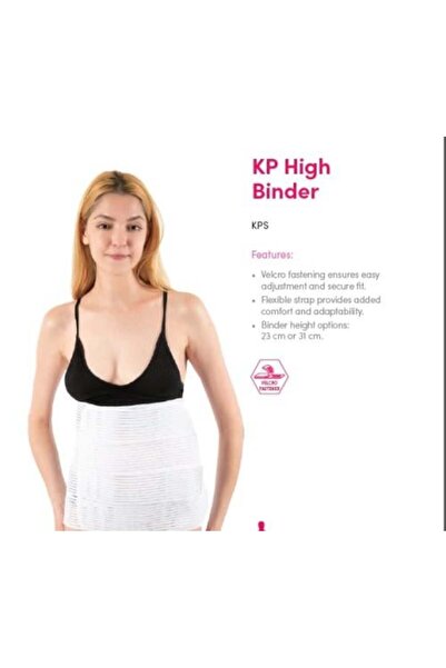 KPS Abdominal Binder with 4 Soft Straps Lightweight