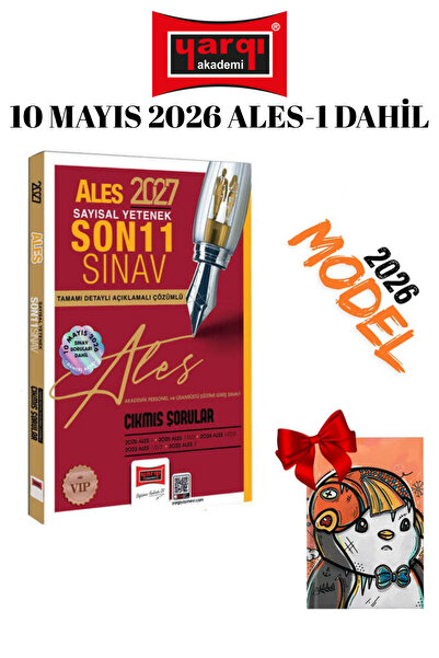 Yargı Yayınları 2027 ALES Sayısal Yetenek Son 11 Sınav Tamamı Çözümlü Çıkmış ...