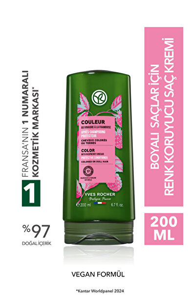 Yves Rocher Renk Koruyucu Saç Kremi Boyalı Saçlar İçin Canlılık ve Parlaklık ...