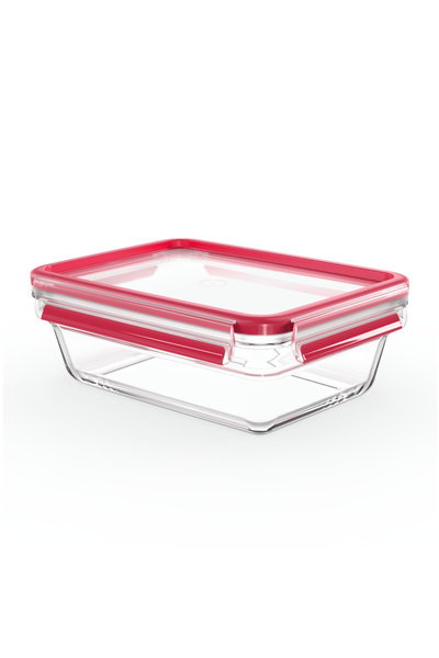 TEFAL Oală MasterSeal Glass N1041010, 1.30 L, sticlă, etanșare 100% etanșă, t...