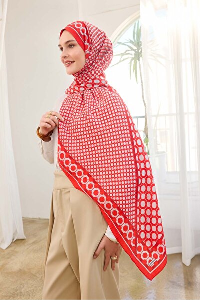 Silk Home Urban Hours Marble Beyrak Red Mayda Shawl