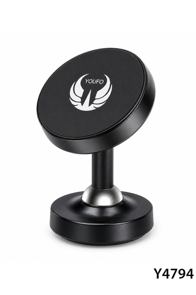 Youfo Y4974 Magnetic Dashboard Phone Holder 360° Rotation Compact Car Mount f...