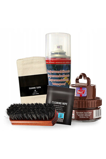 Palc Set ingrijire incaltaminte, degete, crema de lustruit pantofi 50ml maro ...