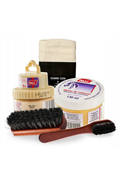 Palc Kit de curatare a incaltamintei, pentru deget, 5 in 1, bej, pasta crema ...