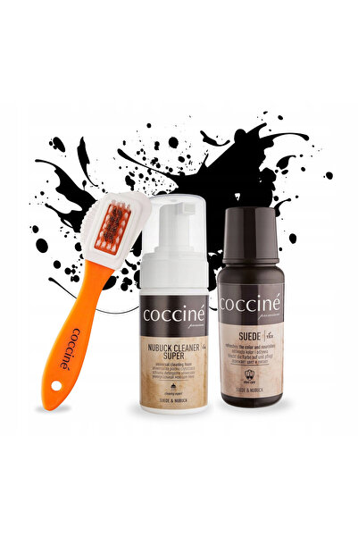 Coccine Set de ingrijire pentru piele intoarsa si nubuc, Coccine, Renovator n...