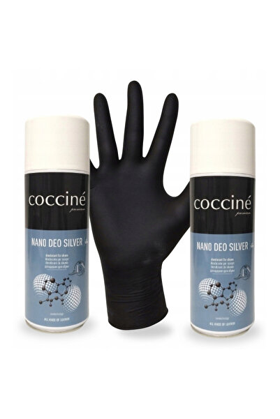 Coccine Set de 2 x deodorant pentru incaltaminte, Coccine, nano deo argintiu,...