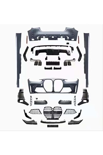 AksoyTuning BMW 4 Serisi G22 M4 Uyumlu Yedek Parça Body Kit (Ön Arka Tampon M...