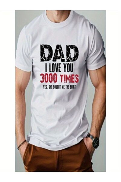 COZYWEAR Dad I Love You 3000 Times Printed T-Shirt