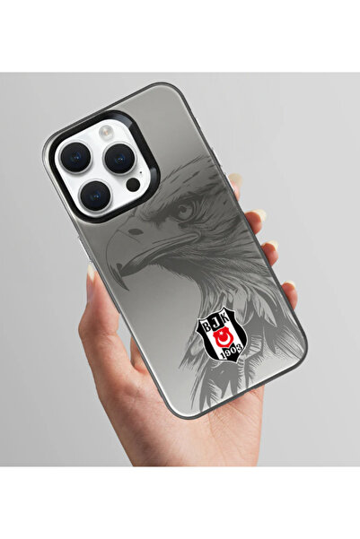 Beşiktaş x Dekomus Lisanslı Iphone 15 Pro Max Kartal Logo Telefon Kılıfı "Dek...