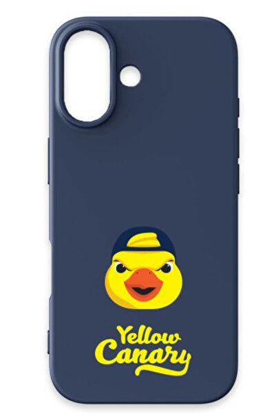 Fenerbahçe x Dekomus Lisanslı Iphone 17 Yellow Canary Lacivert Silikon Telefo...