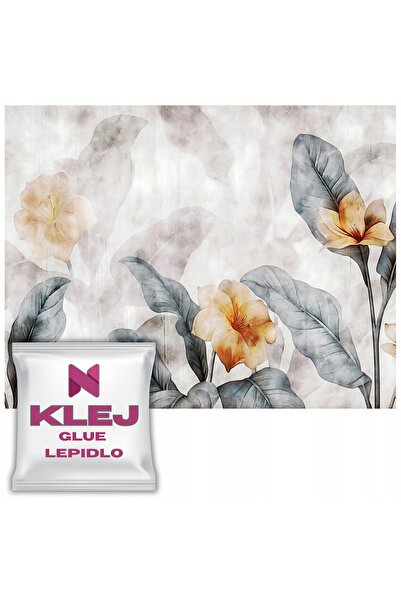 Naklejkomania Fototapet Pastel Pentru Peretele Dormitorului Flori Delicate Fr...