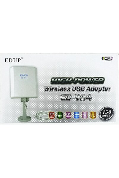EDUP ED-W14 Yüksek Güçlü Wifi Adaptörü Güçlendirici İç-Dış Mekan